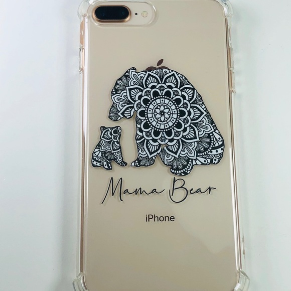 Custom iPhone 8 Plus Case Mama Bear - Picture 1 of 2